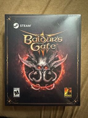 Baldur's Gate III Collector's Edition - Black with Fiery Red Artwork
